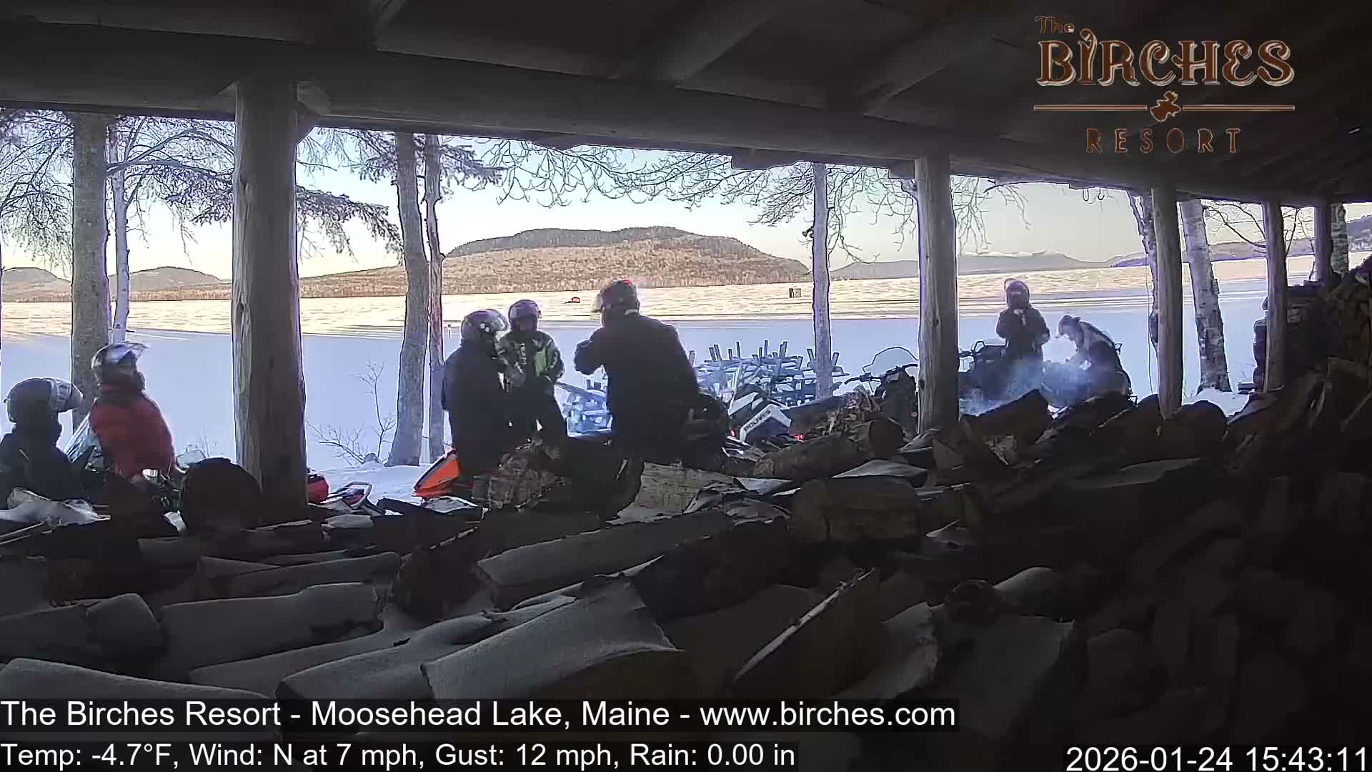 The Birches Resort, Moosehead Lake Live Cam - Rockwood, Maine, USA