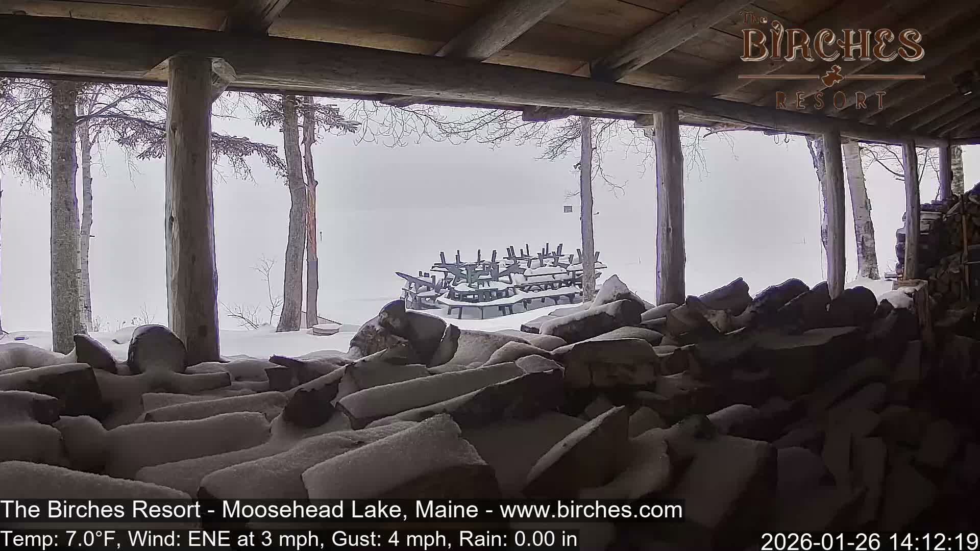 The Birches Resort, Moosehead Lake Live Cam - Rockwood, Maine, USA