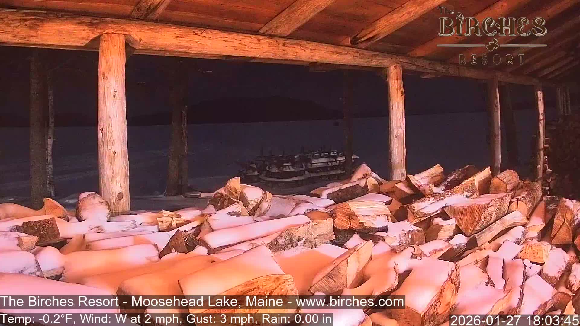 The Birches Resort, Moosehead Lake Live Cam - Rockwood, Maine, USA
