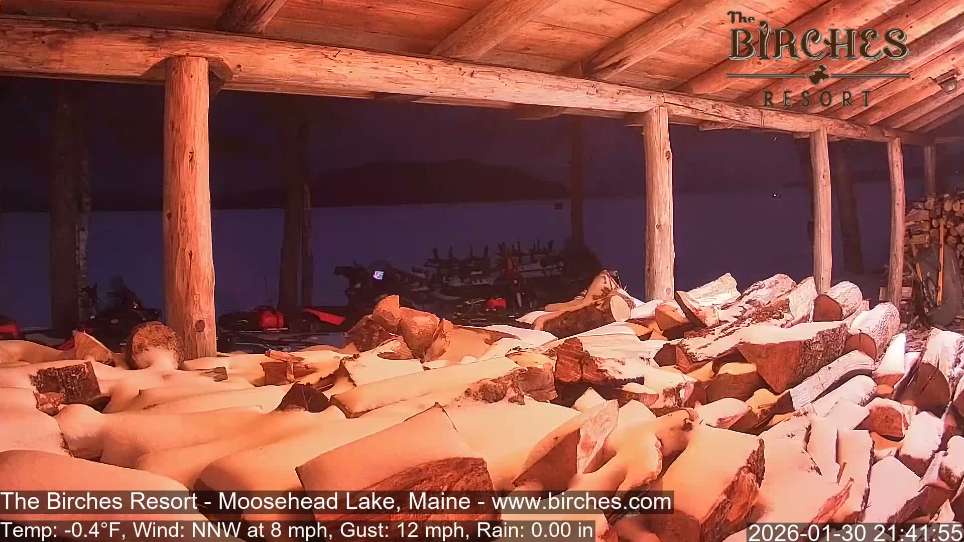 The Birches Resort, Moosehead Lake Live Cam - Rockwood, Maine, USA