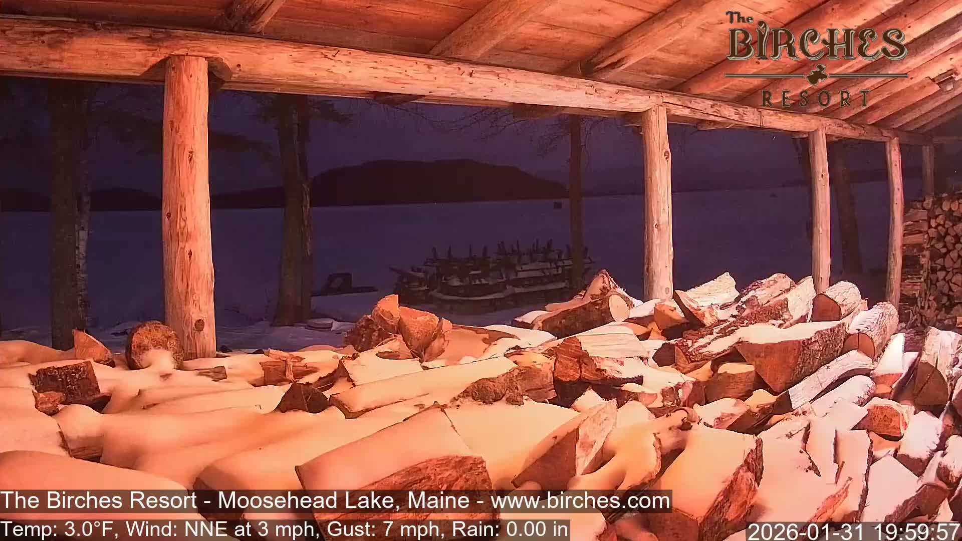 The Birches Resort, Moosehead Lake Live Cam - Rockwood, Maine, USA