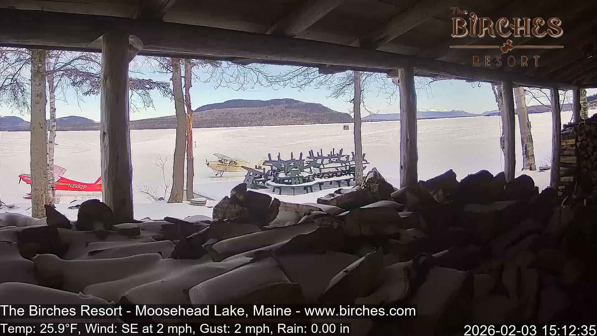 The Birches Resort, Moosehead Lake Live Cam - Rockwood, Maine, USA