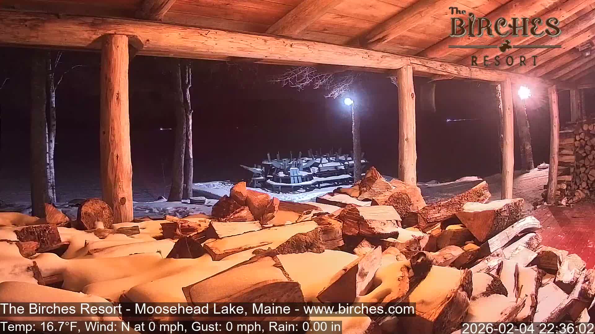 The Birches Resort, Moosehead Lake Live Cam - Rockwood, Maine, USA