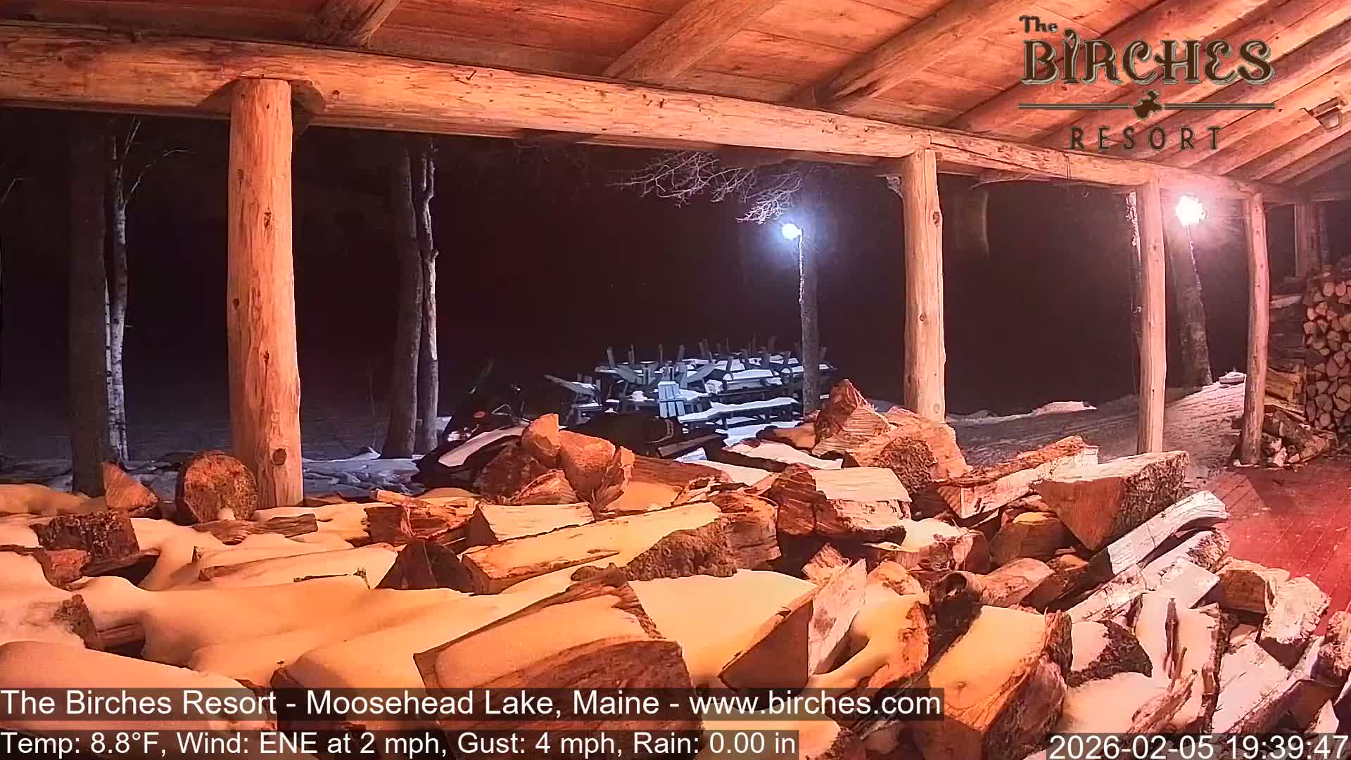 The Birches Resort, Moosehead Lake Live Cam - Rockwood, Maine, USA