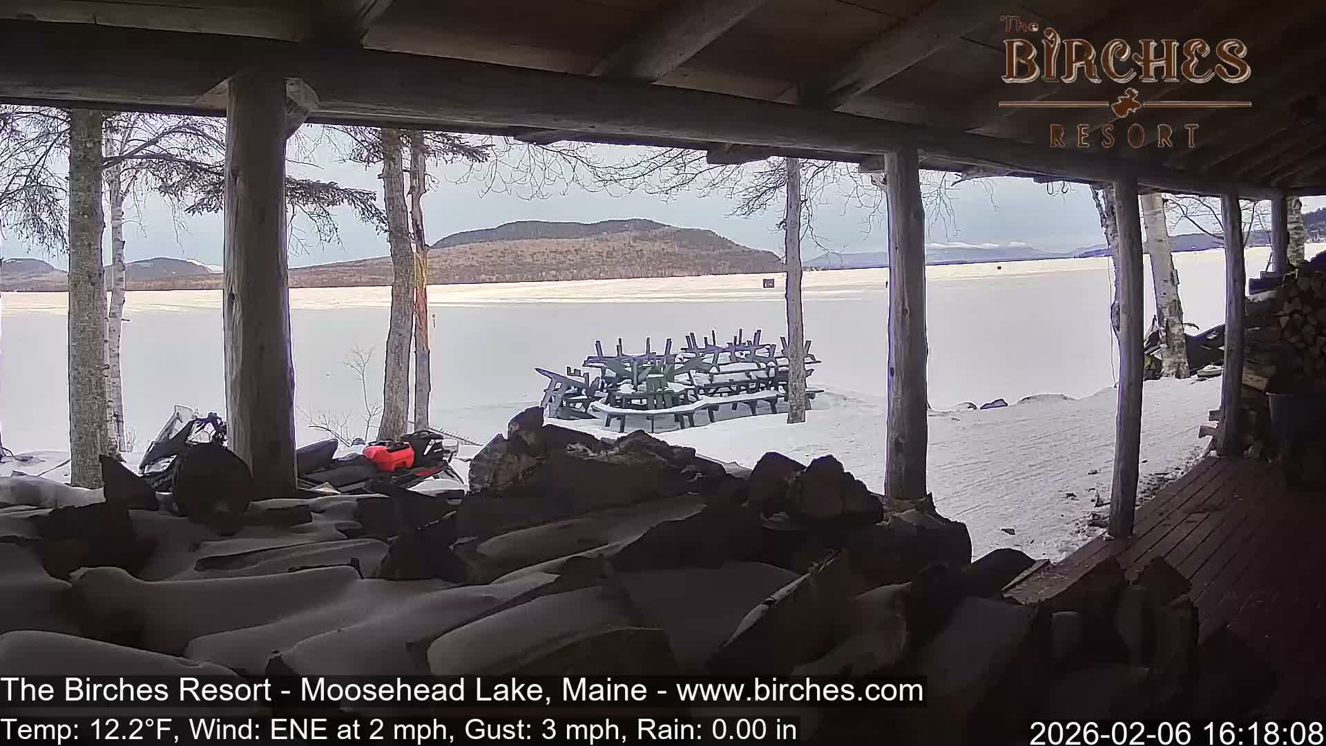 The Birches Resort, Moosehead Lake Live Cam - Rockwood, Maine, USA