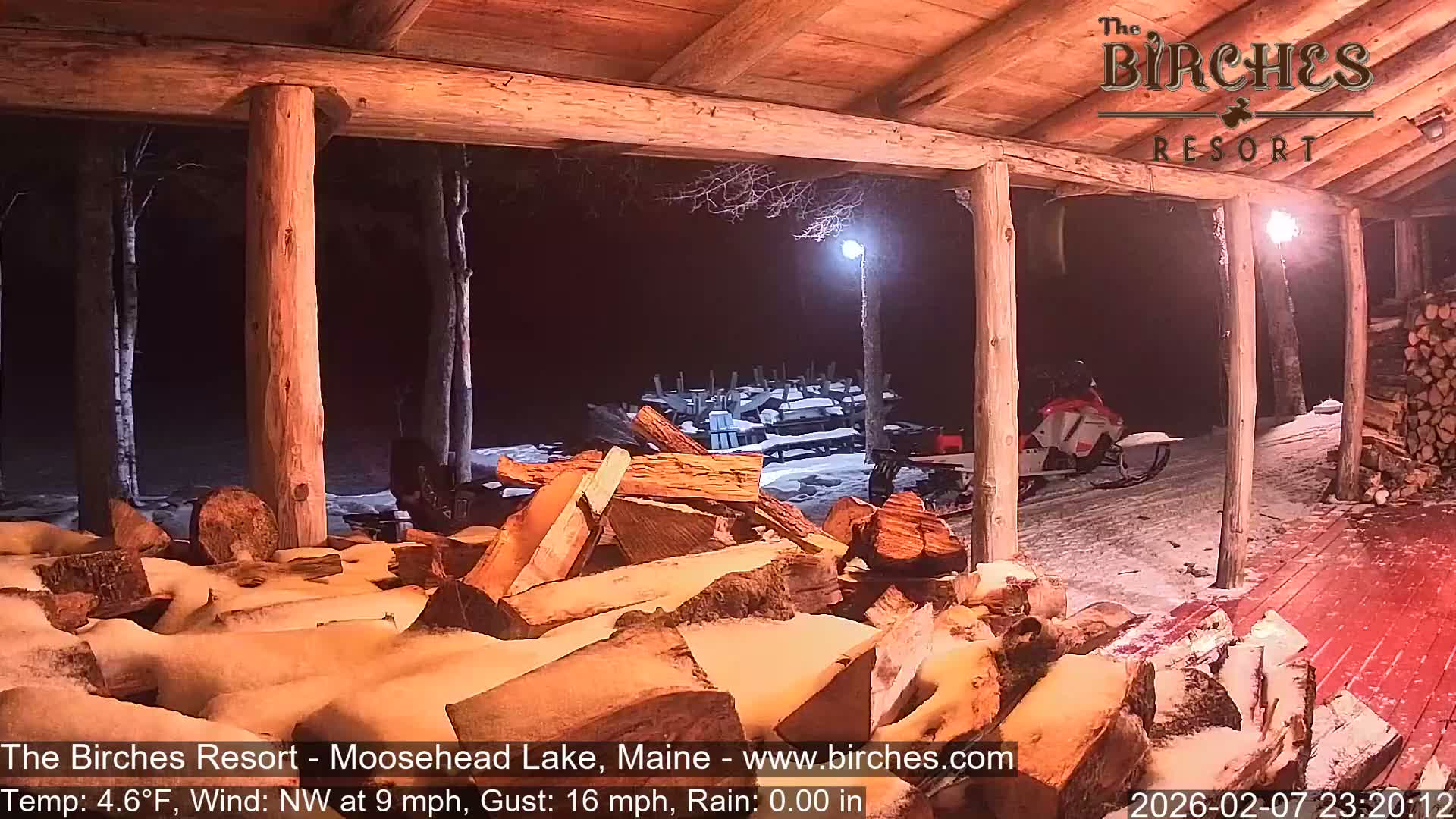 The Birches Resort, Moosehead Lake Live Cam - Rockwood, Maine, USA