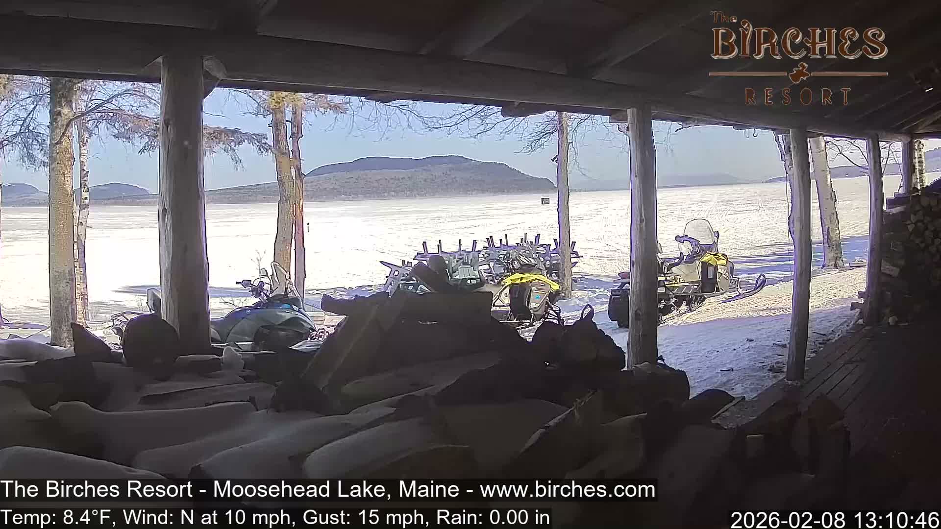 The Birches Resort, Moosehead Lake Live Cam - Rockwood, Maine, USA