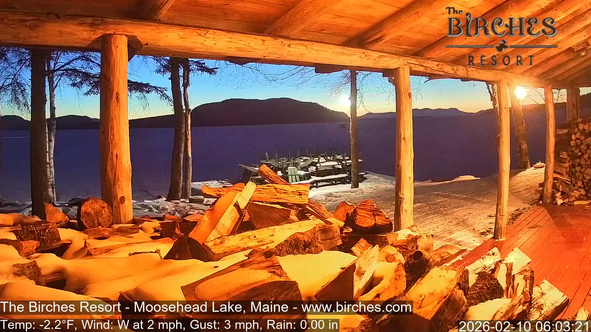 The Birches Resort, Moosehead Lake Live Cam - Rockwood, Maine, USA