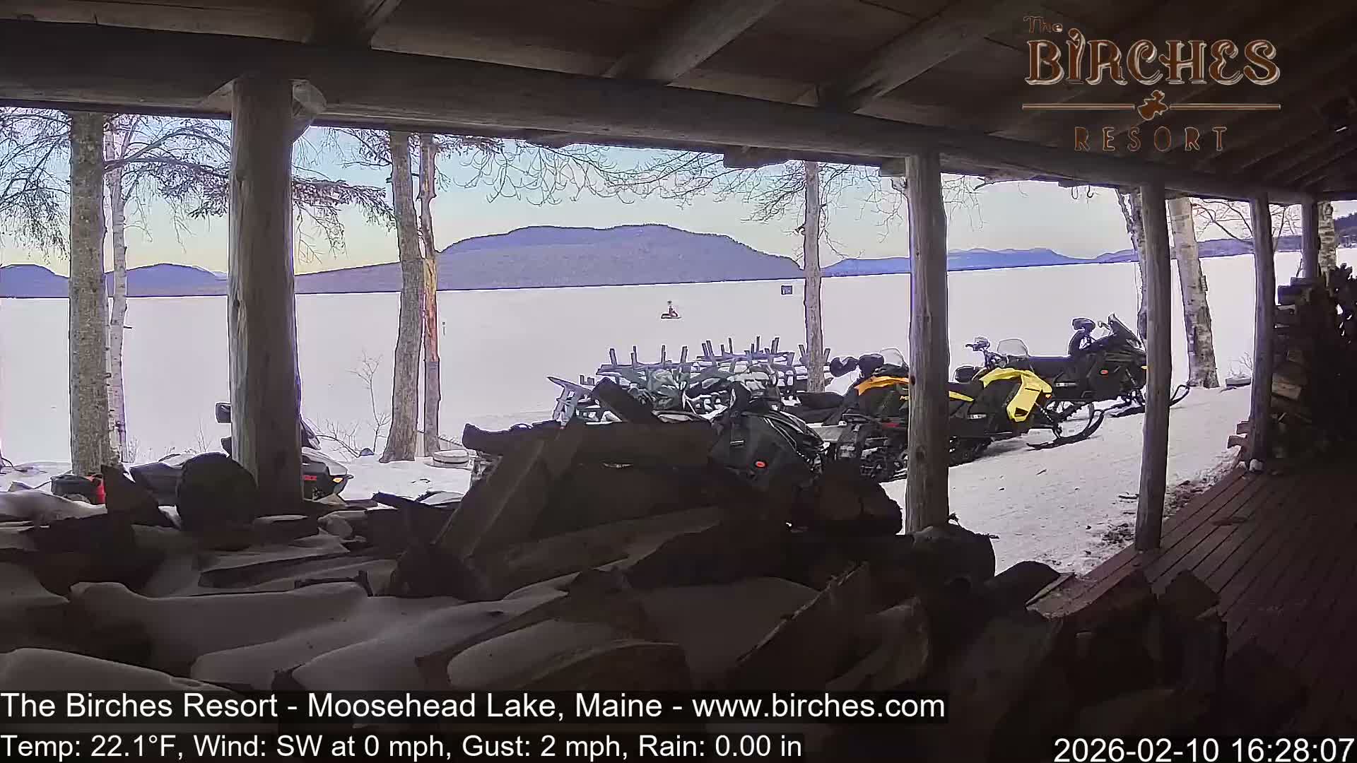 The Birches Resort, Moosehead Lake Live Cam - Rockwood, Maine, USA