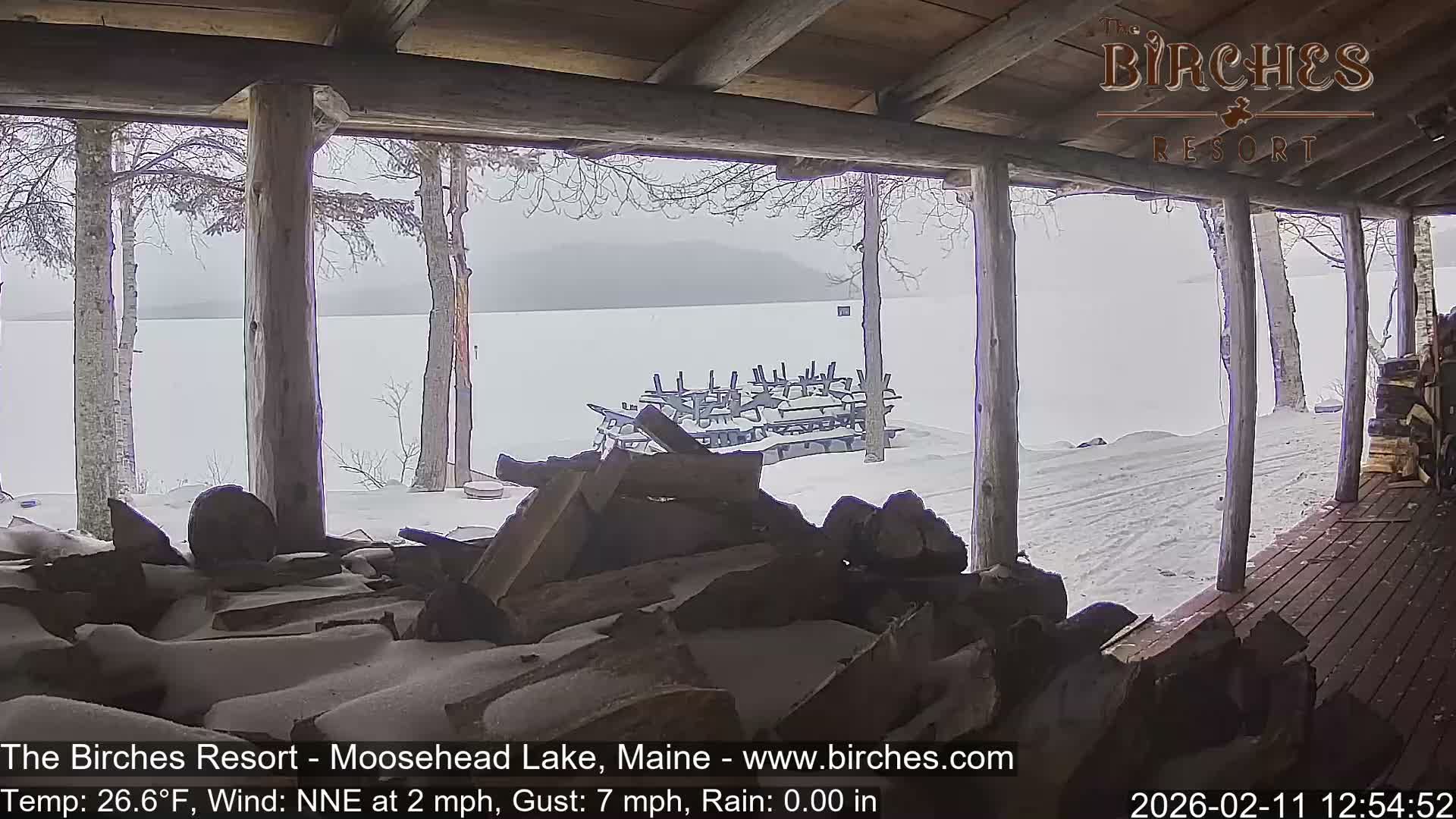 The Birches Resort, Moosehead Lake Live Cam - Rockwood, Maine, USA