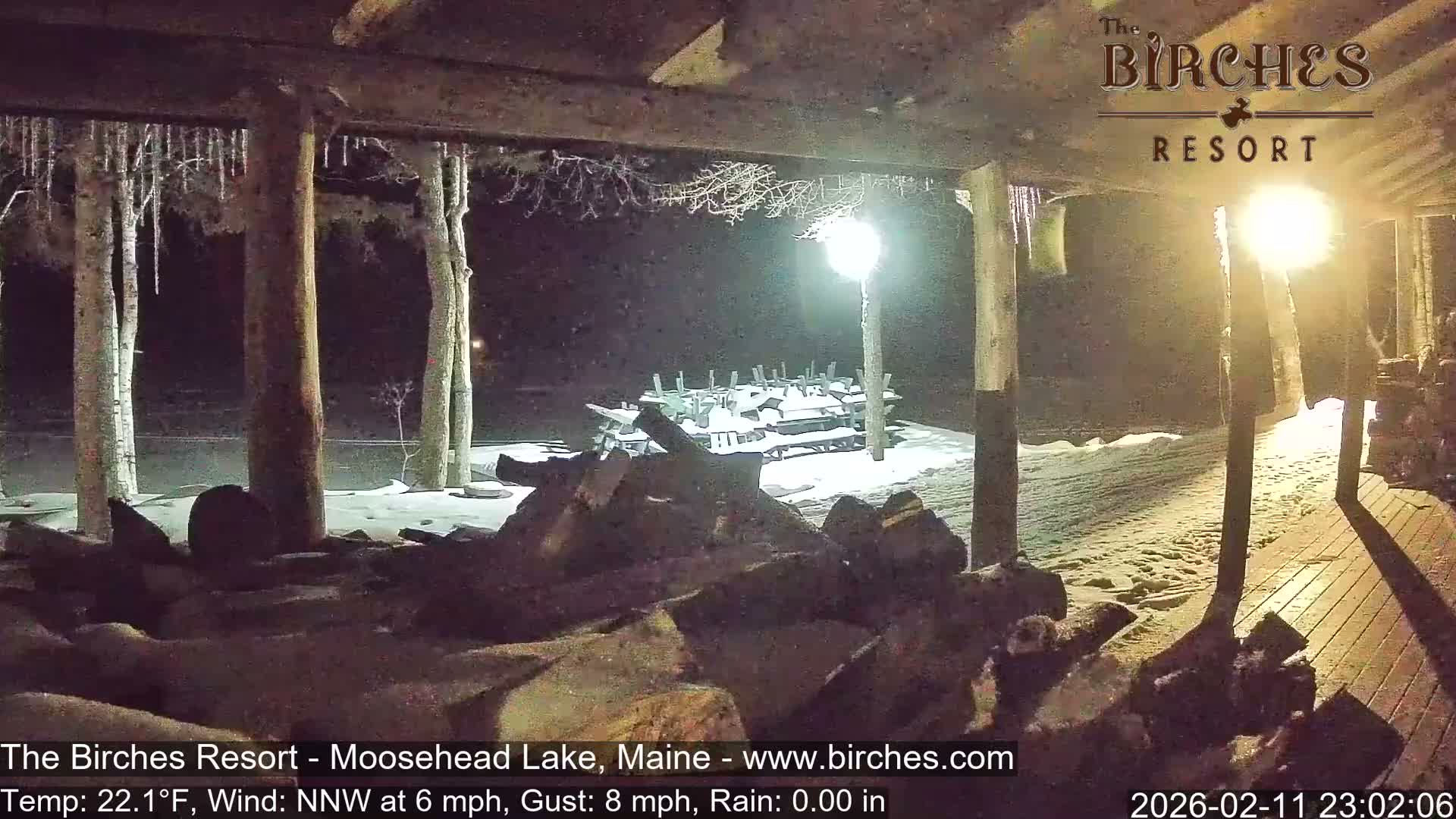 The Birches Resort, Moosehead Lake Live Cam - Rockwood, Maine, USA