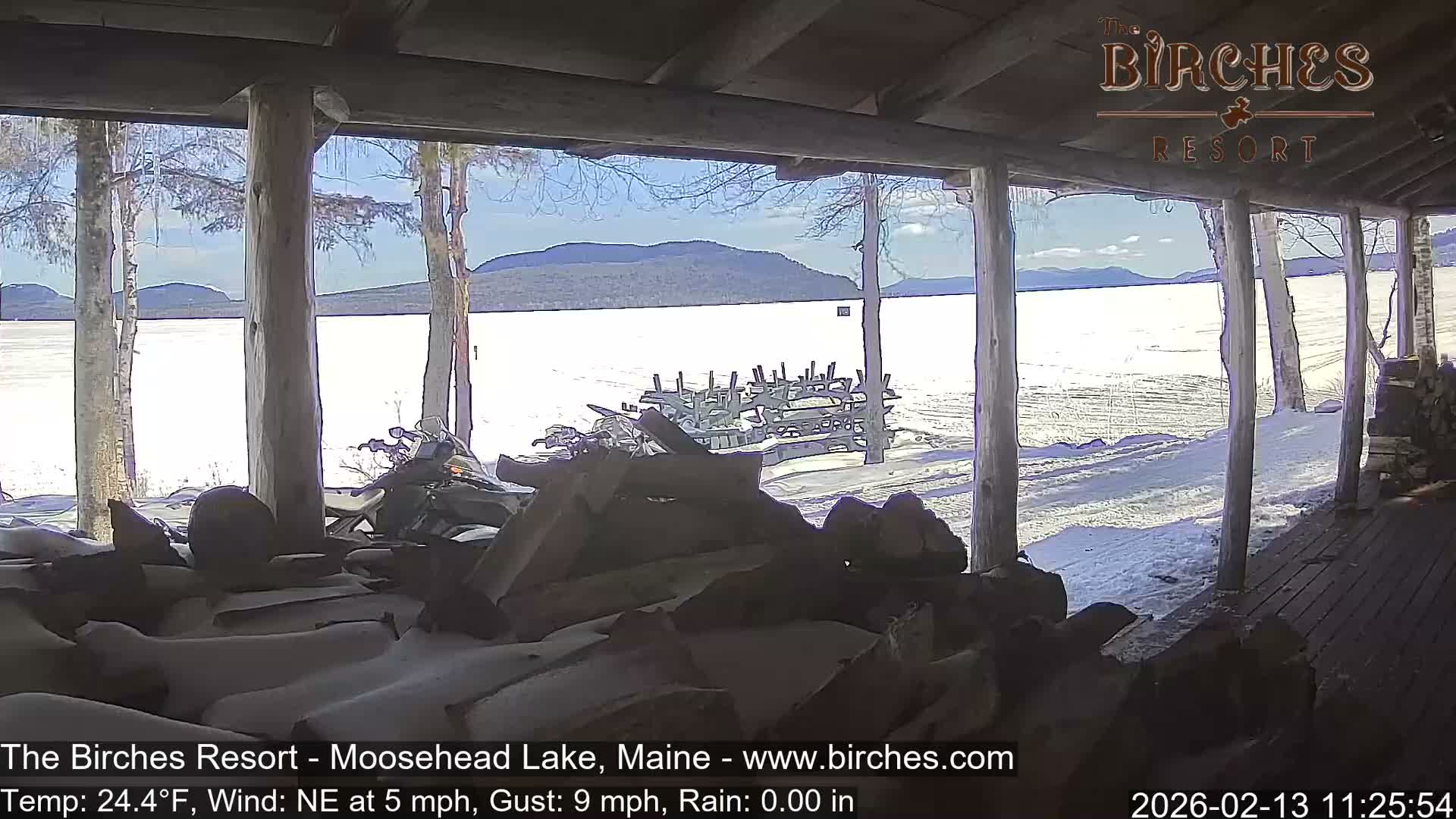 The Birches Resort, Moosehead Lake Live Cam - Rockwood, Maine, USA