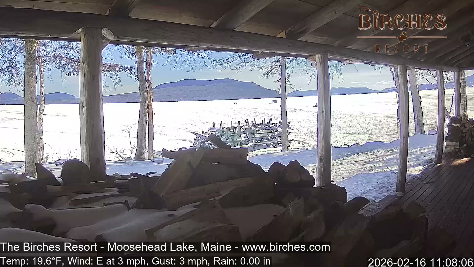 The Birches Resort, Moosehead Lake Live Cam - Rockwood, Maine, USA