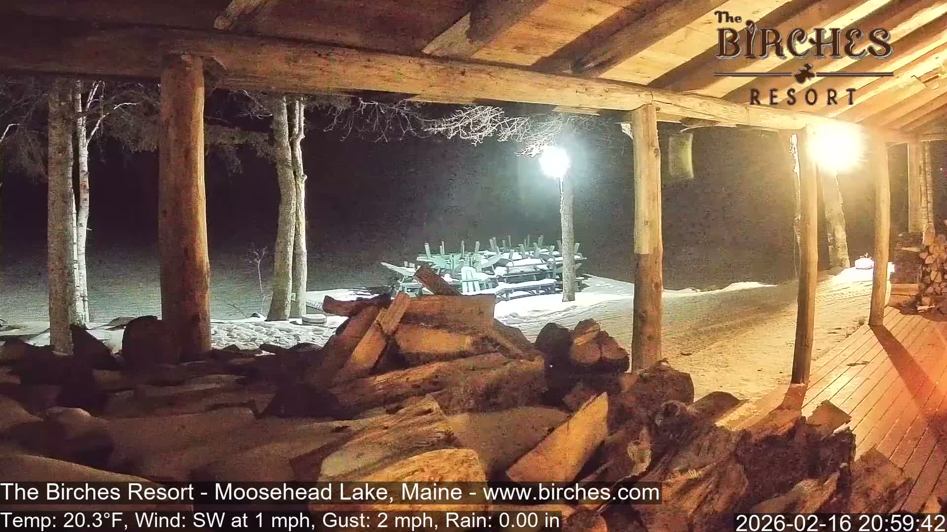 The Birches Resort, Moosehead Lake Live Cam - Rockwood, Maine, USA