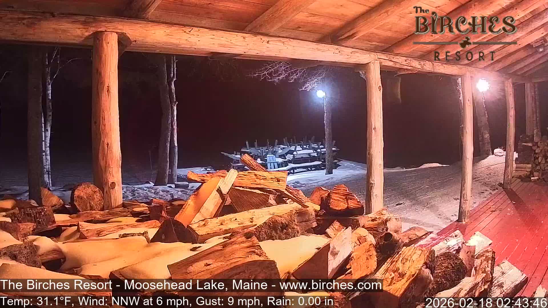 The Birches Resort, Moosehead Lake Live Cam - Rockwood, Maine, USA