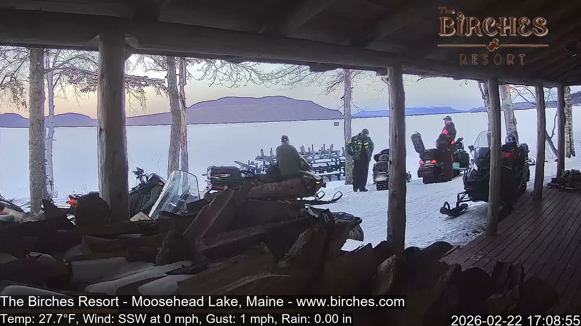 The Birches Resort, Moosehead Lake Live Cam - Rockwood, Maine, USA