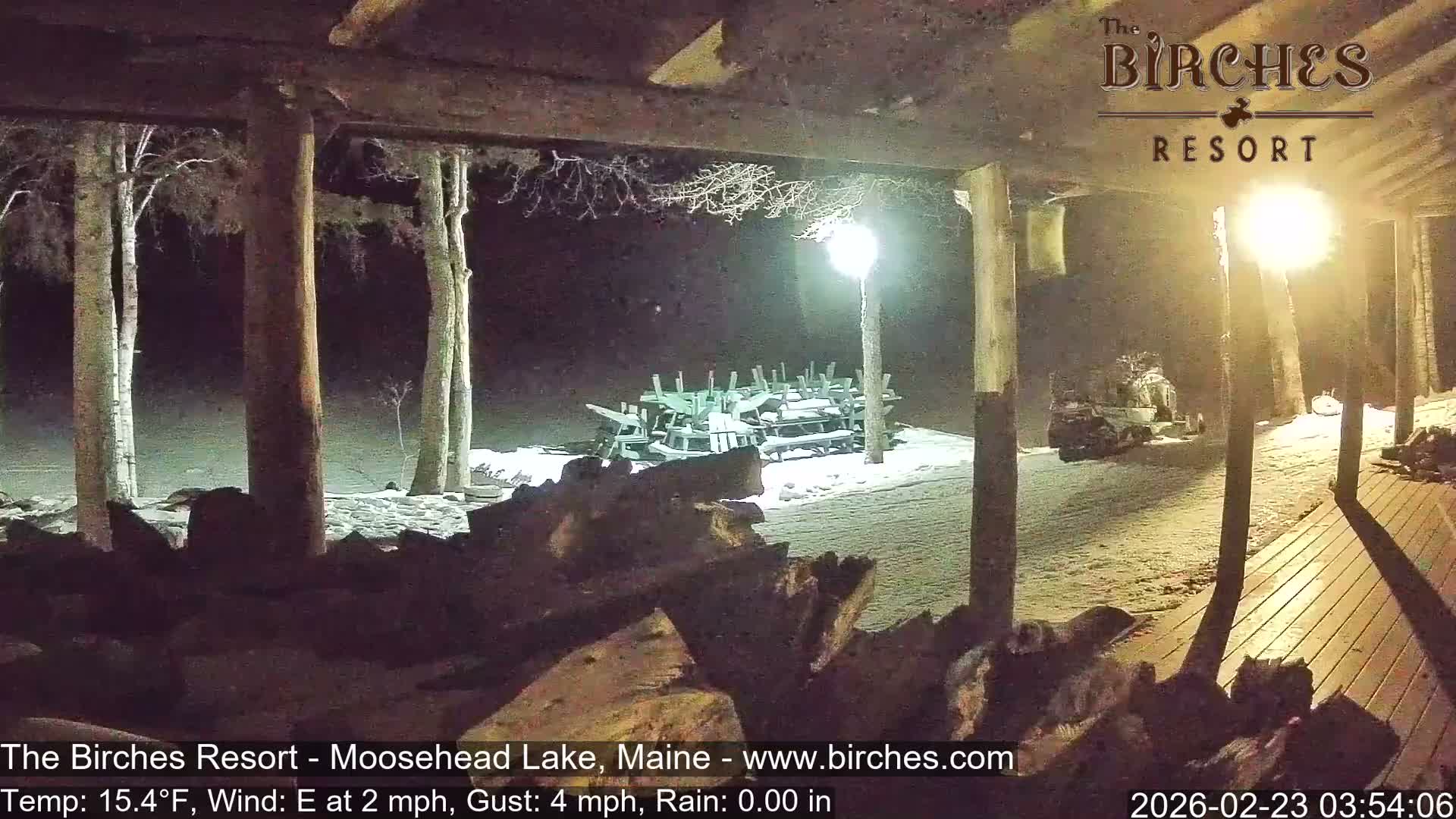 The Birches Resort, Moosehead Lake Live Cam - Rockwood, Maine, USA