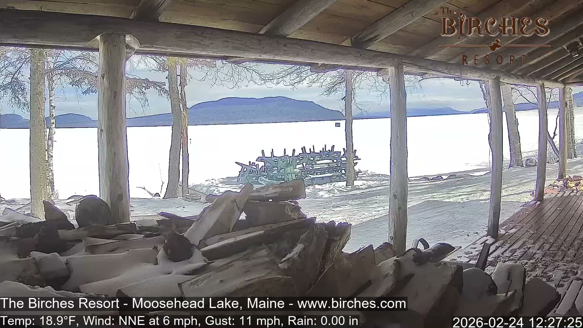 The Birches Resort, Moosehead Lake Live Cam - Rockwood, Maine, USA