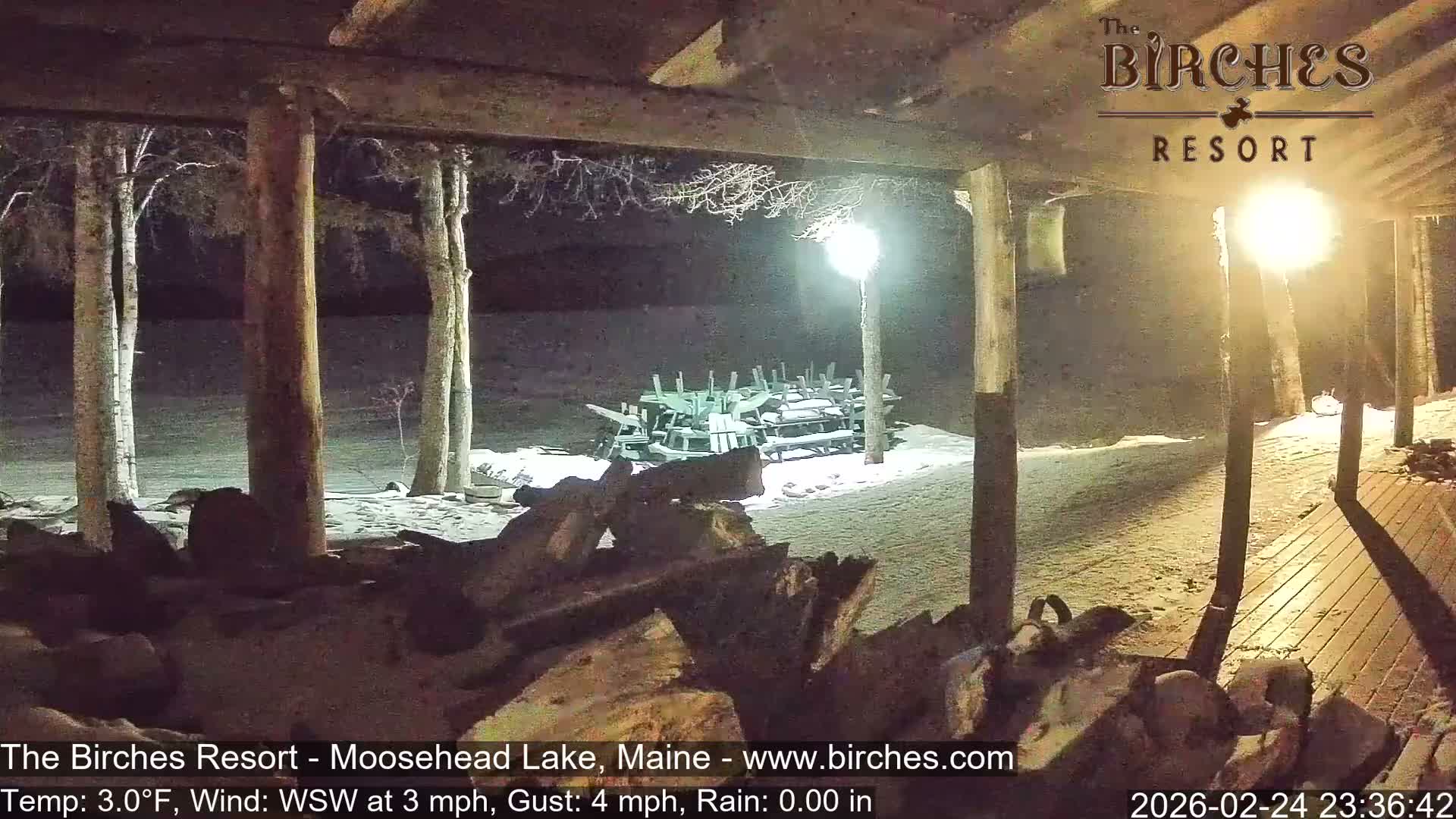 The Birches Resort, Moosehead Lake Live Cam - Rockwood, Maine, USA
