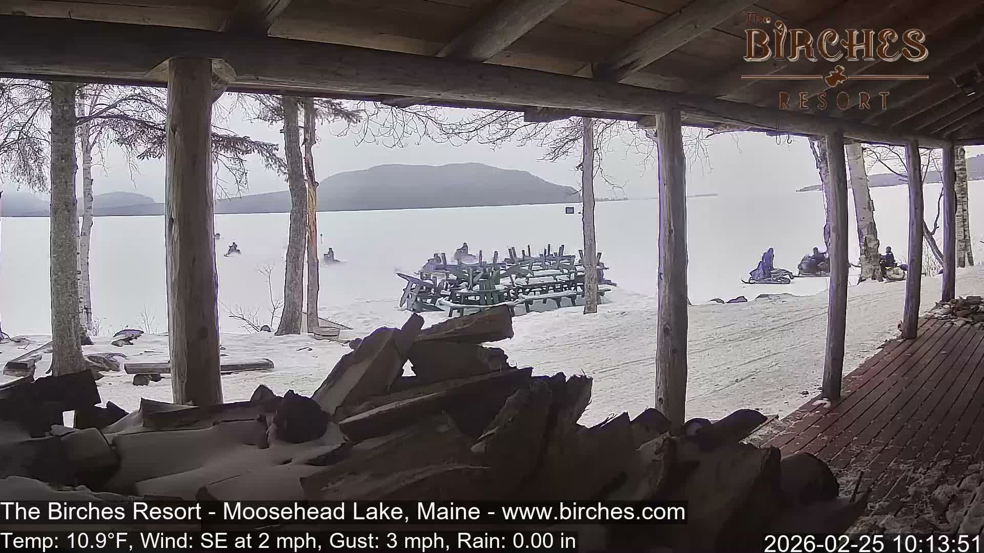 The Birches Resort, Moosehead Lake Live Cam - Rockwood, Maine, USA
