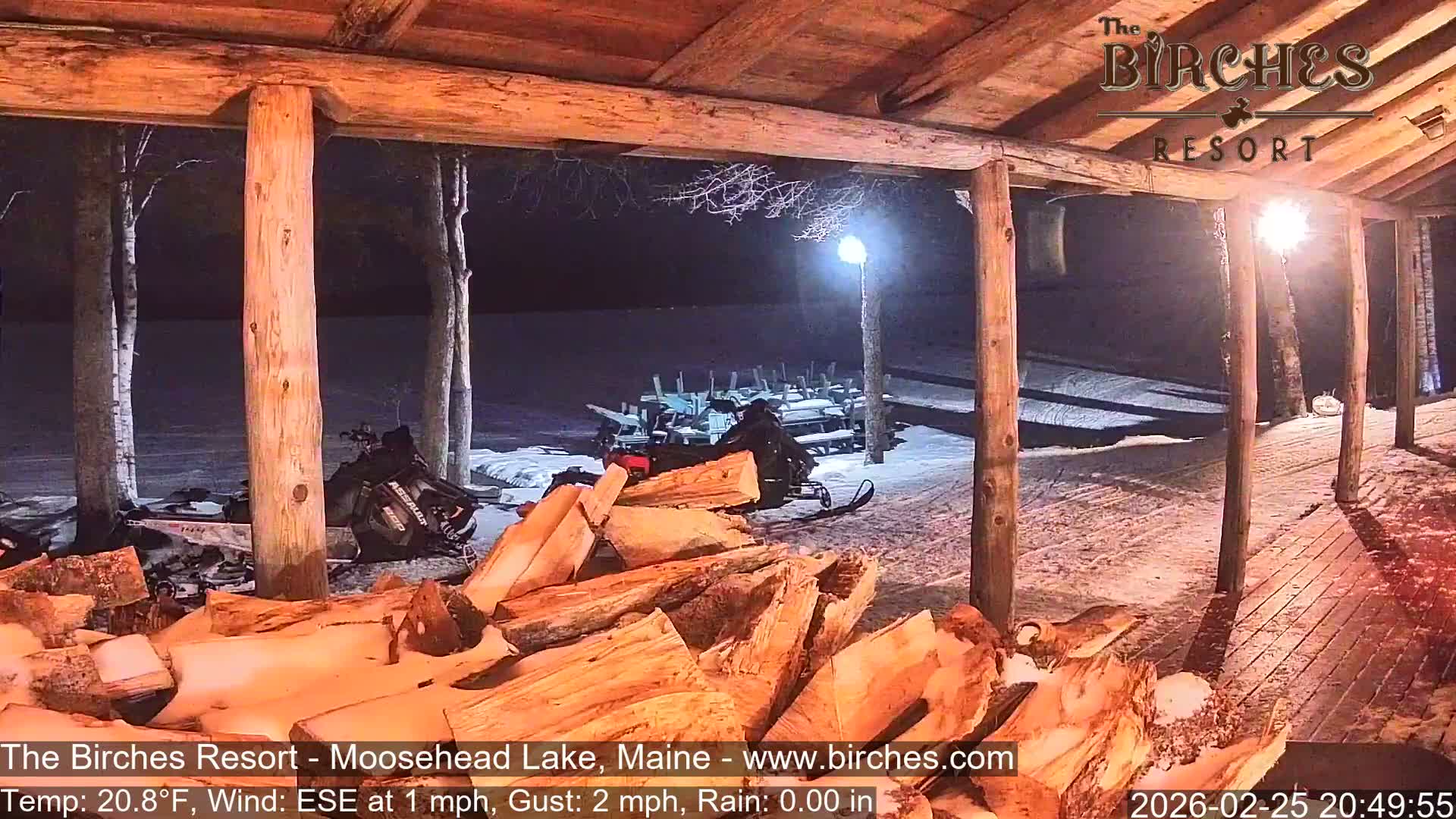 The Birches Resort, Moosehead Lake Live Cam - Rockwood, Maine, USA