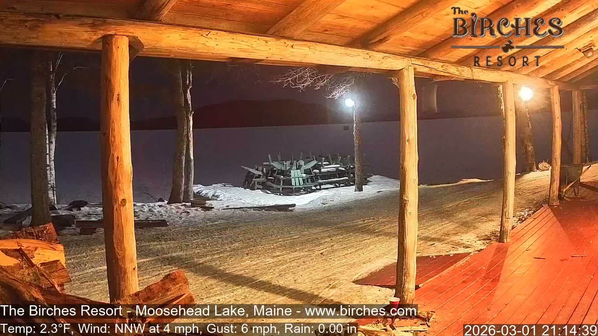 The Birches Resort, Moosehead Lake Live Cam - Rockwood, Maine, USA