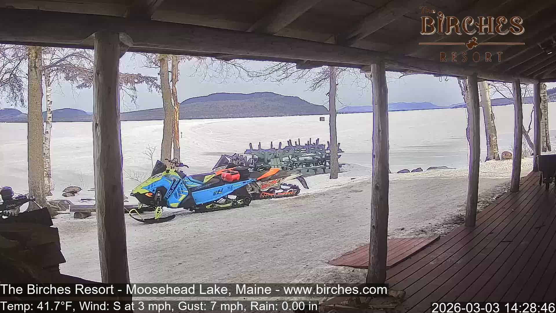 The Birches Resort, Moosehead Lake Live Cam - Rockwood, Maine, USA