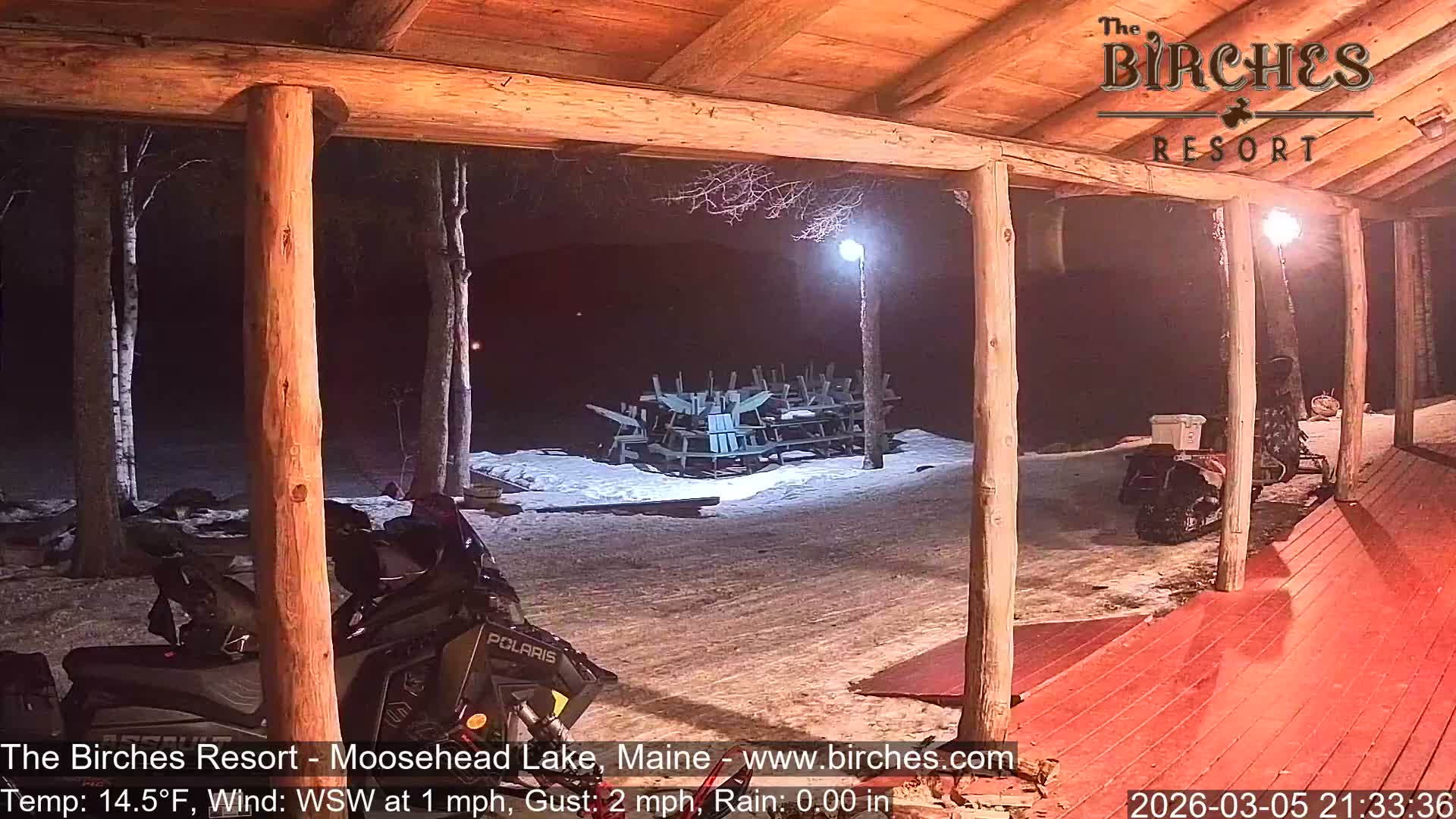 The Birches Resort, Moosehead Lake Live Cam - Rockwood, Maine, USA