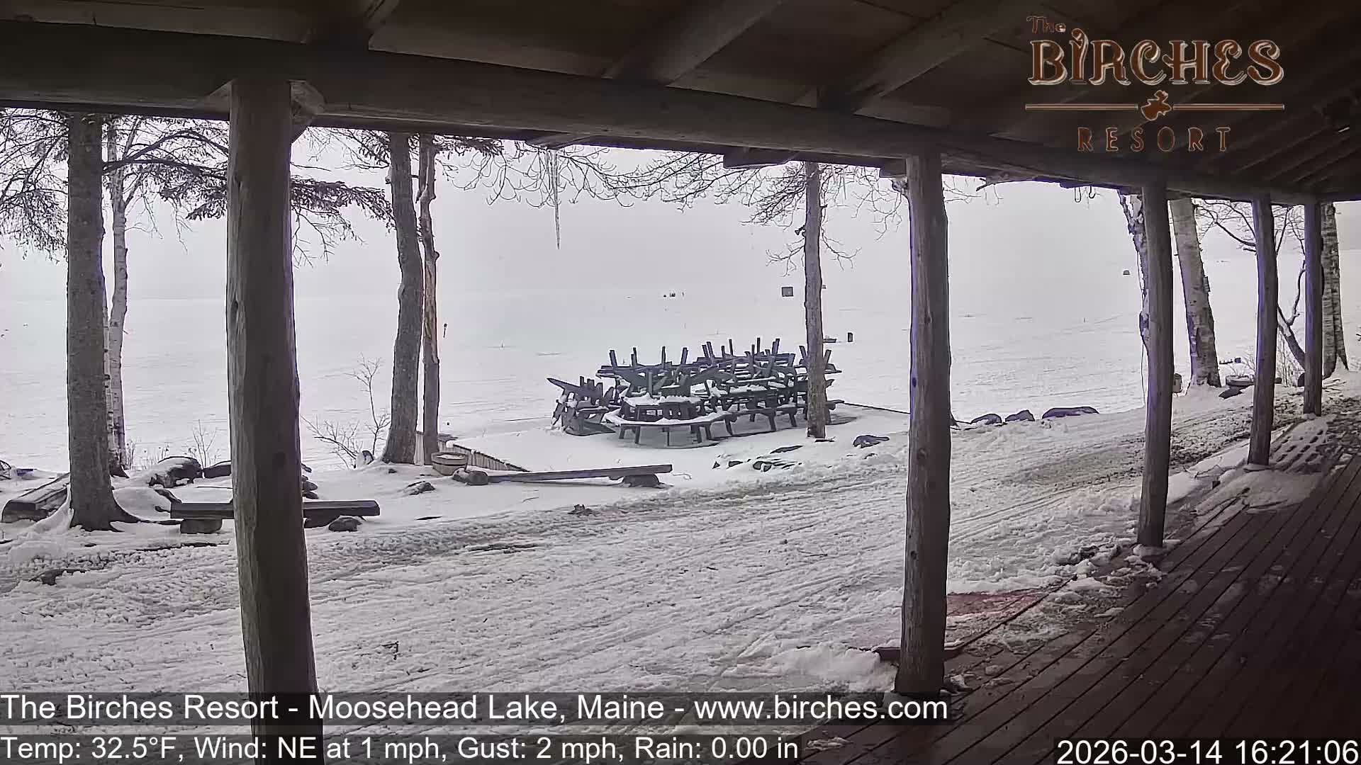 The Birches Resort, Moosehead Lake Live Cam - Rockwood, Maine, USA