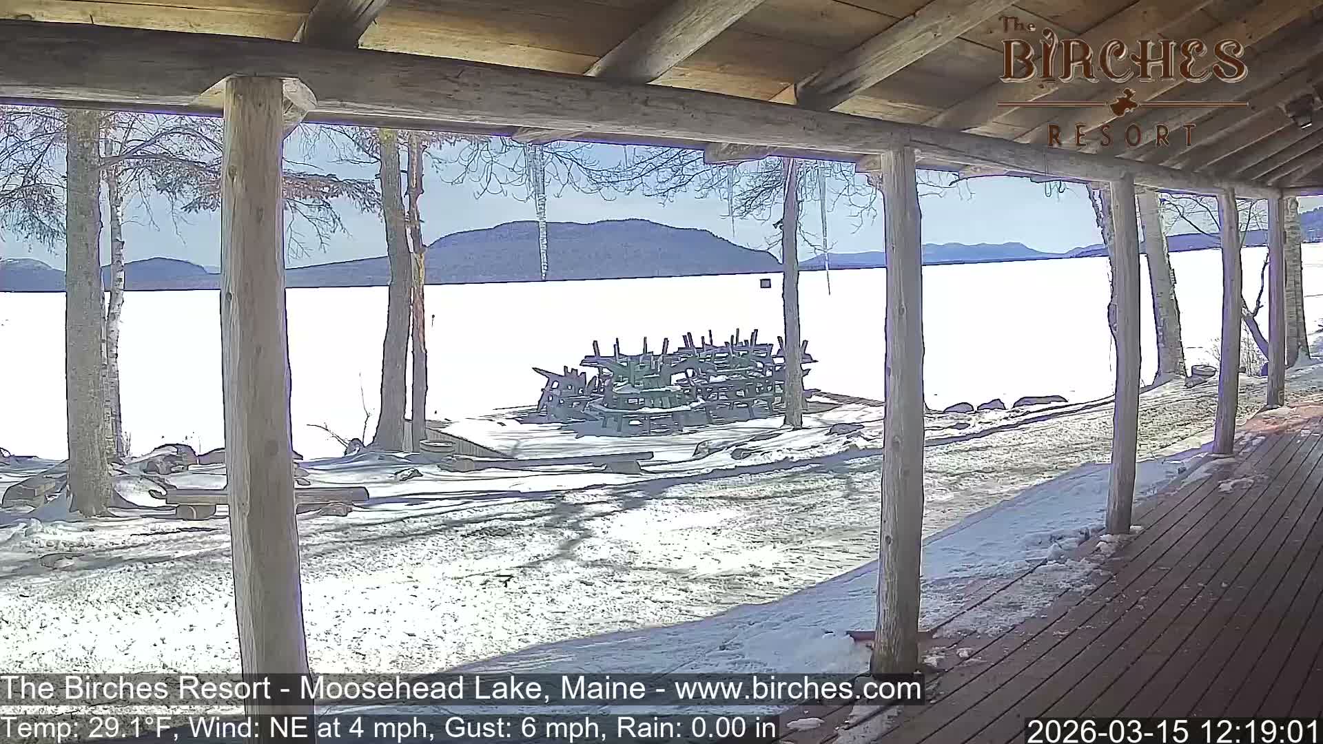 The Birches Resort, Moosehead Lake Live Cam - Rockwood, Maine, USA