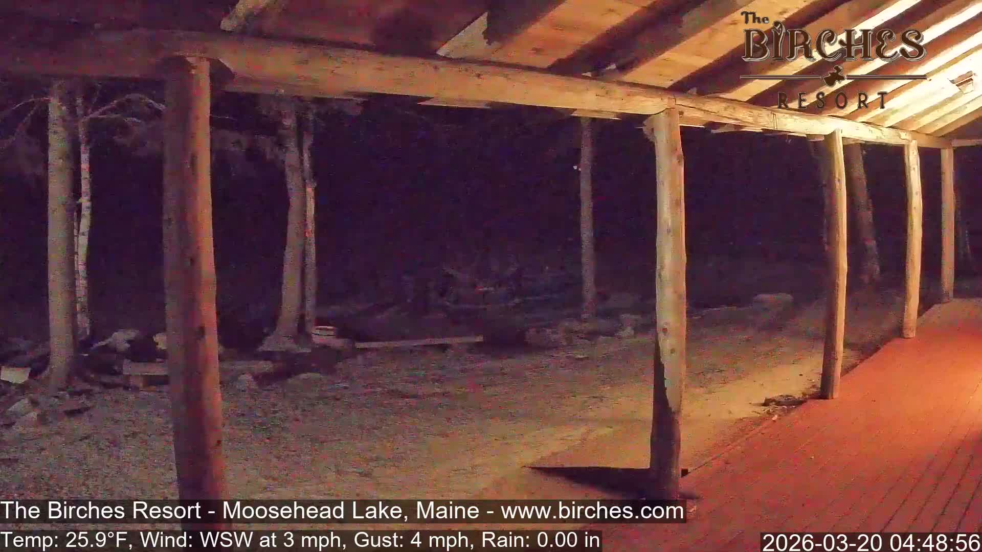 The Birches Resort, Moosehead Lake Live Cam - Rockwood, Maine, USA