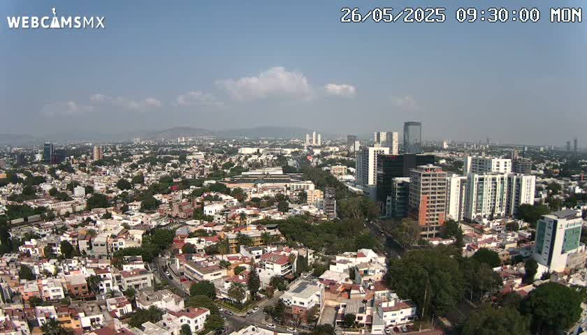Ciudad de Guadalajara City Skyline Live Cam - Guadalajara, Jalisco, Mexico