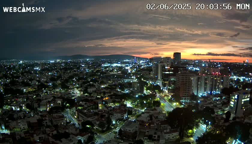 Ciudad de Guadalajara City Skyline Live Cam - Guadalajara, Jalisco, Mexico