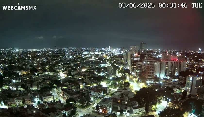 Ciudad de Guadalajara City Skyline Live Cam - Guadalajara, Jalisco, Mexico