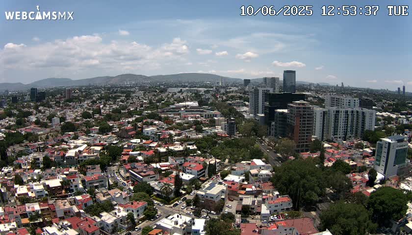 Ciudad de Guadalajara City Skyline Live Cam - Guadalajara, Jalisco, Mexico