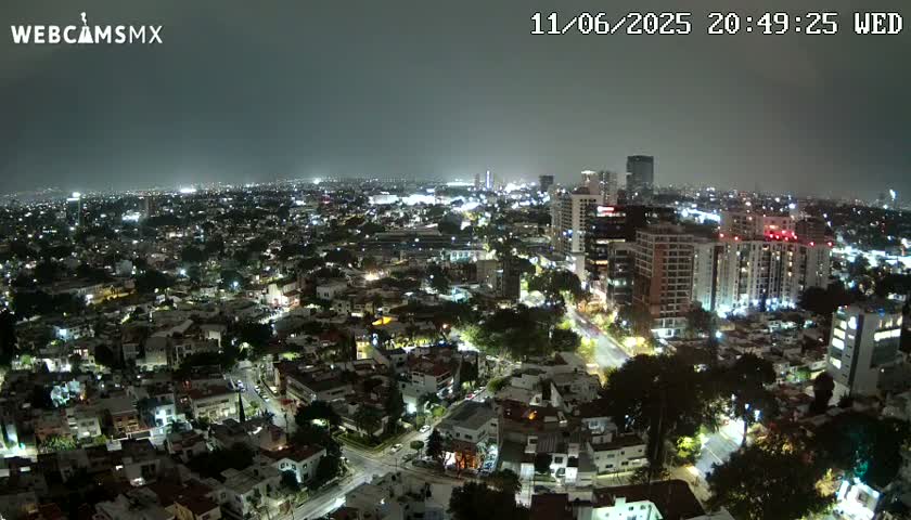 Ciudad de Guadalajara City Skyline Live Cam - Guadalajara, Jalisco, Mexico