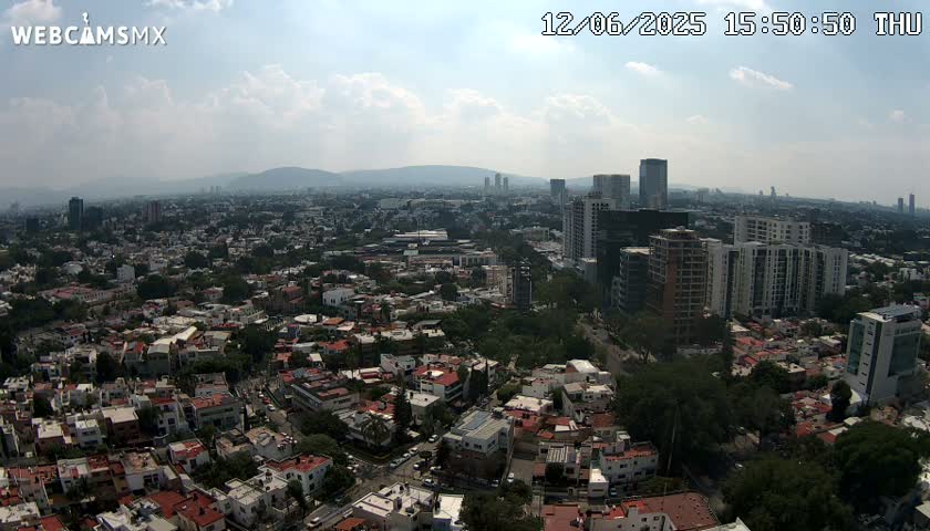 Ciudad de Guadalajara City Skyline Live Cam - Guadalajara, Jalisco, Mexico