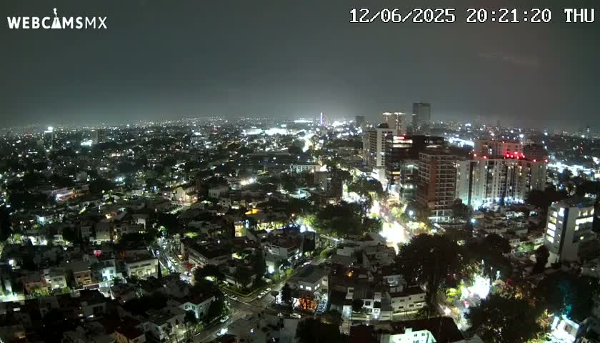 Ciudad de Guadalajara City Skyline Live Cam - Guadalajara, Jalisco, Mexico