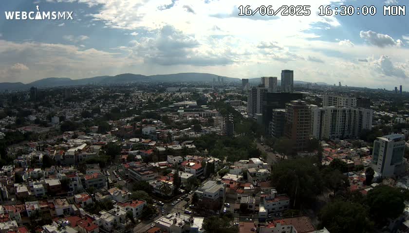 Ciudad de Guadalajara City Skyline Live Cam - Guadalajara, Jalisco, Mexico