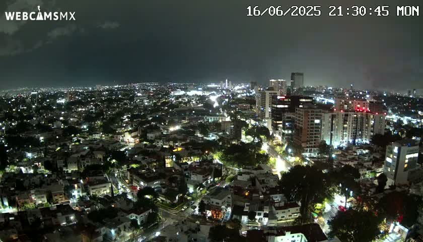 Ciudad de Guadalajara City Skyline Live Cam - Guadalajara, Jalisco, Mexico