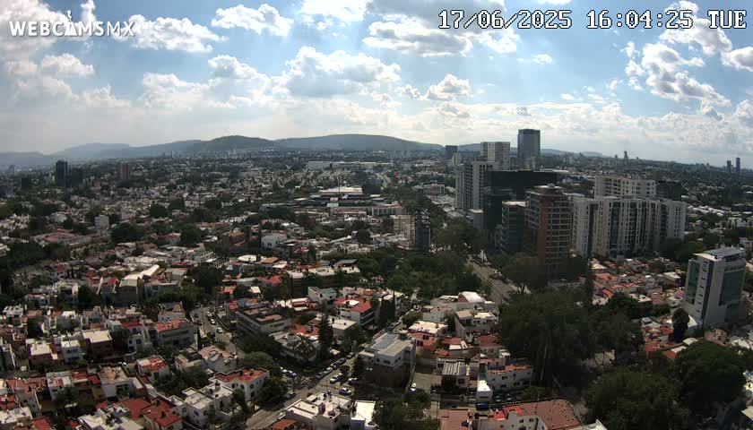Ciudad de Guadalajara City Skyline Live Cam - Guadalajara, Jalisco, Mexico
