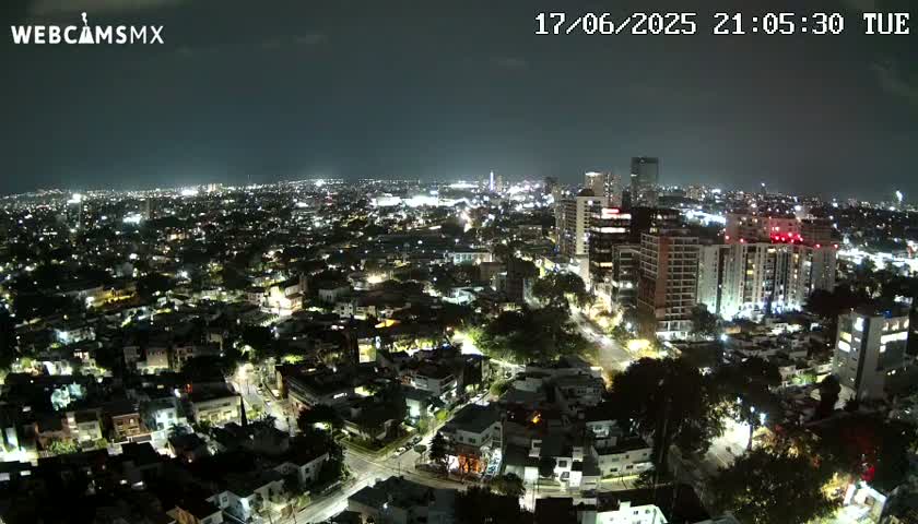 Ciudad de Guadalajara City Skyline Live Cam - Guadalajara, Jalisco, Mexico