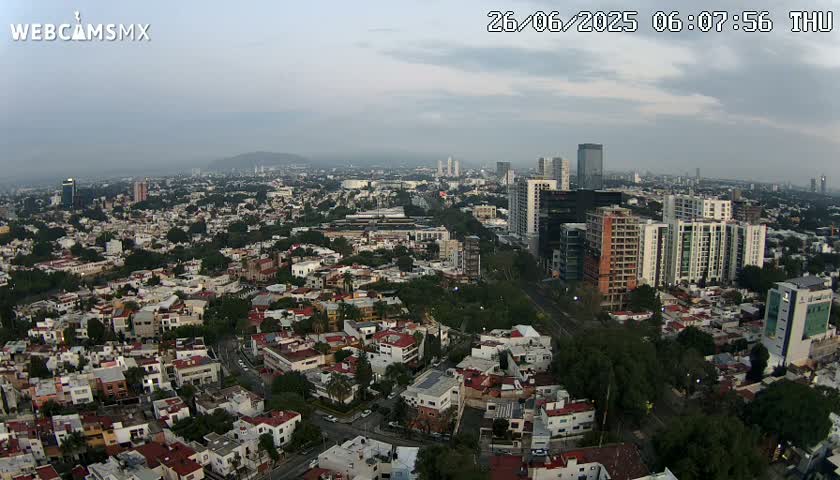 Ciudad de Guadalajara City Skyline Live Cam - Guadalajara, Jalisco, Mexico