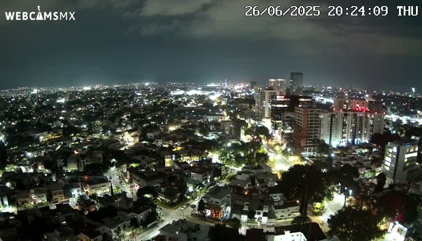 Ciudad de Guadalajara City Skyline Live Cam - Guadalajara, Jalisco, Mexico