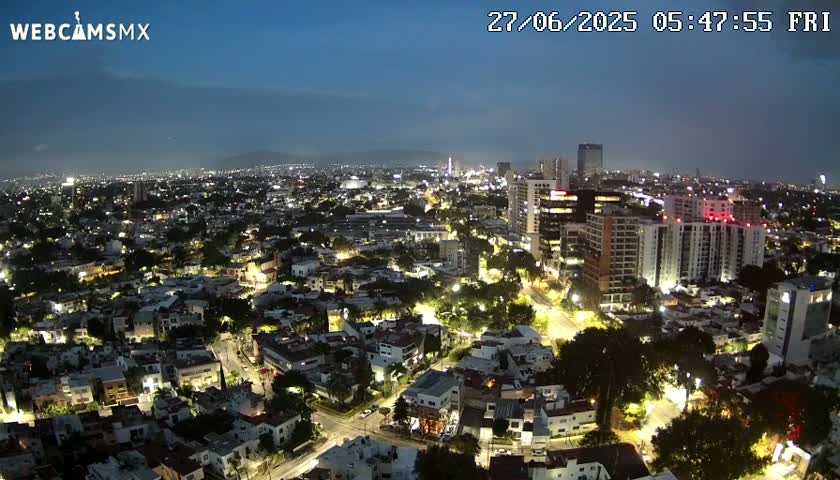 Ciudad de Guadalajara City Skyline Live Cam - Guadalajara, Jalisco, Mexico