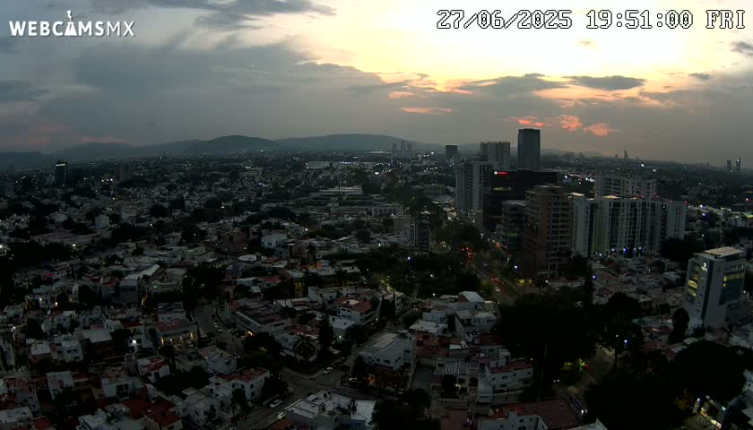 Ciudad de Guadalajara City Skyline Live Cam - Guadalajara, Jalisco, Mexico