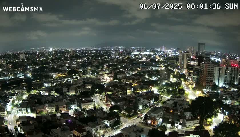 Ciudad de Guadalajara City Skyline Live Cam - Guadalajara, Jalisco, Mexico
