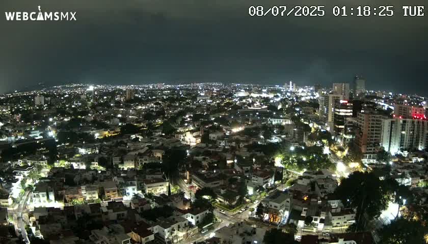 Ciudad de Guadalajara City Skyline Live Cam - Guadalajara, Jalisco, Mexico