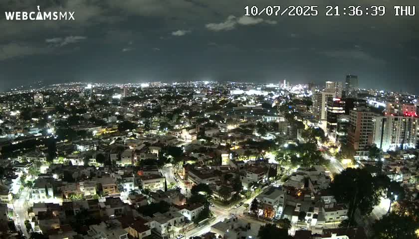 Ciudad de Guadalajara City Skyline Live Cam - Guadalajara, Jalisco, Mexico