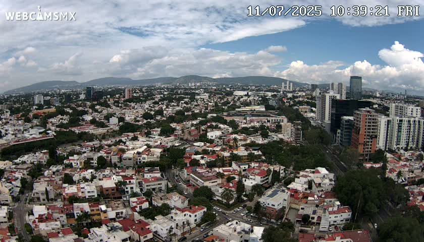 Ciudad de Guadalajara City Skyline Live Cam - Guadalajara, Jalisco, Mexico